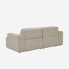 Sofá de 2 plazas de tela de diseño moderno 202x100x76 cm Acamar Descueto