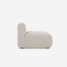 Sofa modular curvo de 3 plazas por módulos de tela beige Yuna-3 Catálogo