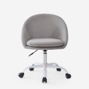 Silla de oficina giratoria de tela con altura ajustable Mikro Oferta