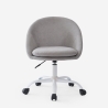 Silla de oficina giratoria de tela con altura ajustable Mikro Oferta