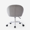 Silla de oficina giratoria de tela con altura ajustable Mikro Catálogo