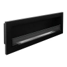 Chimenea de bioetanol empotrable en pared biocamino 120x40 Livorno 120 negro Rebajas