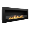 Chimenea de bioetanol empotrable en pared biocamino 120x40 Livorno 120 negro Venta