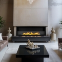 Chimenea de bioetanol empotrada en pared biocamino 120x40 Furore 120 Promoción