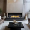 Chimenea de bioetanol empotrada en pared biocamino 120x40 Furore 120 Promoción