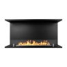 Chimenea de bioetanol empotrable con 3 lados abiertos 90x45 Trevi 90 Venta
