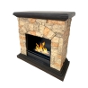 Chimenea de bioetanol de suelo efecto piedra artificial L105xP38xH100 Belluno Venta