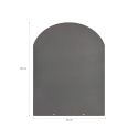 Plataforma protectora de suelo para estufas de leña y pellet de acero 80x60 Venta