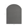 Protector de suelo para estufas de leña y pellet de acero 90x80 Venta