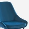 Silla acolchada moderna de terciopelo para cocina y salón-comedor Jarva Compra