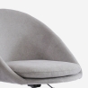 Silla de oficina giratoria de tela con altura ajustable Mikro Stock