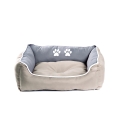 Cama acolchada con cojín para perros y gatos de tamaño pequeño 62x50 cm Pawprints Promoción