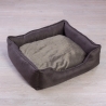 Cama suave para perros y gatos de raza pequeña con cojín 62x50cm Living Promoción