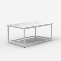 Mesa de centro moderna de 100x60x45 cm efecto mármol Corniola Stock