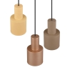 Lámpara colgante moderna con 3 luces de metal multicolor Lumak Rebajas