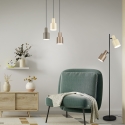 Lámpara colgante moderna con 3 luces de metal multicolor Lumak Venta