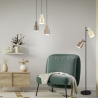 Lámpara colgante moderna con 3 luces de metal multicolor Lumak Venta