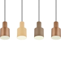 Lámpara colgante de diseño lineal 4 luces en metal multicolor Orkan Rebajas