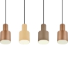 Lámpara colgante de diseño lineal 4 luces en metal multicolor Orkan Rebajas