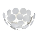 Plafón de diseño en metal blanco para sala de estar y dormitorio Ardik Promoción