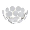 Plafón de diseño en metal blanco para sala de estar y dormitorio Ardik Promoción