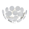 Plafón de diseño en metal blanco para sala de estar y dormitorio Ardik Promoción