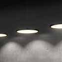 Lámpara colgante LED negra moderna con 3 luces regulables Pular Modelo