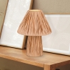Lámpara de mesa de noche en papel natural de diseño moderno Vorth Venta