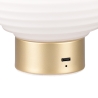 Lámpara de mesa LED moderna con batería recargable Naira Descueto
