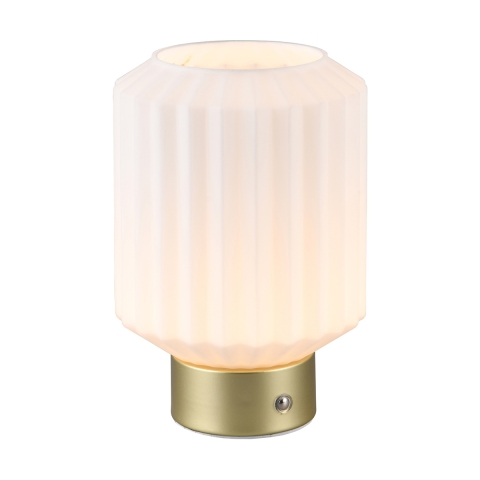 Lámpara de mesa diseño moderno elegante luz LED recargable Arina Promoción