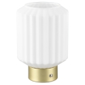 Lámpara de mesa diseño moderno elegante luz LED recargable Arina Descueto