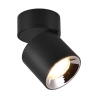 Foco LED negro de techo ajustable diseño moderno Sirio Promoción