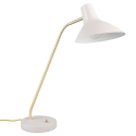 Lámpara elegante de escritorio ajustable en metal dorado Jarak Descueto