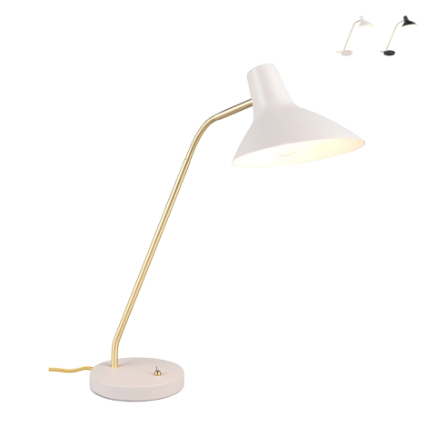 Lámpara elegante de escritorio ajustable en metal dorado Jarak Promoción