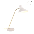 Lámpara elegante de escritorio ajustable en metal dorado Jarak Promoción