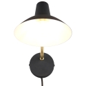 Aplique de pared moderna de metal con brazo ajustable Lumio Descueto