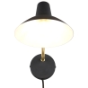 Aplique de pared moderna de metal con brazo ajustable Lumio Descueto