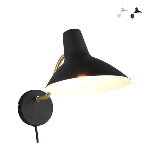 Aplique de pared moderna de metal con brazo ajustable Lumio Promoción