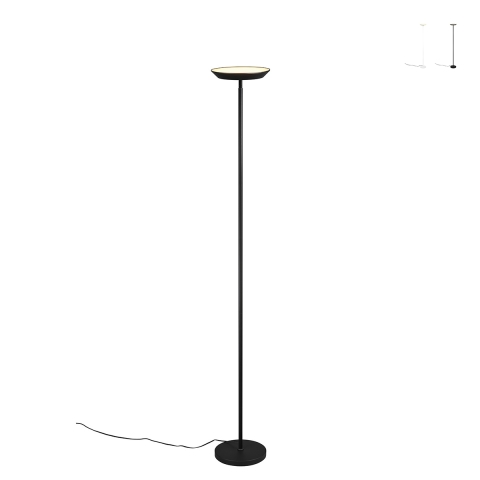 Lámpara de pie moderna con luz LED y atenuador táctil Avira Promoción