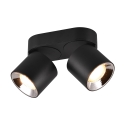 Plafón con 2 focos LED orientables para cocina comedor Lusha Catálogo