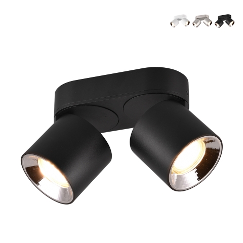 Plafón con 2 focos LED orientables para cocina comedor Lusha Promoción