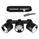 Lámpara de techo con 3 focos LED modernos orientables para península de cocina Kleia Oferta