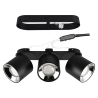 Lámpara de techo con 3 focos LED modernos orientables para península de cocina Kleia Oferta