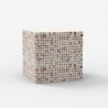 Mesa cuadrada moderna de salón de madera incrustada Manju Catálogo