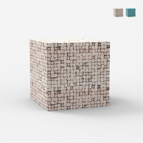 Mesa cuadrada moderna de salón de madera incrustada Manju Promoción