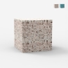 Mesa cuadrada moderna de salón de madera incrustada Manju Promoción