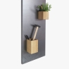 Reloj de pared pizarra magnética vertical Industrial Características