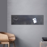Reloj pared horizontal pizarra magnética Industrial Modelo