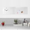 Reloj de pared pizarra magnética horizontal diseño moderno Lavagna Catálogo