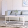 Mesa de centro moderna de 100x60x45 cm efecto mármol Corniola Venta